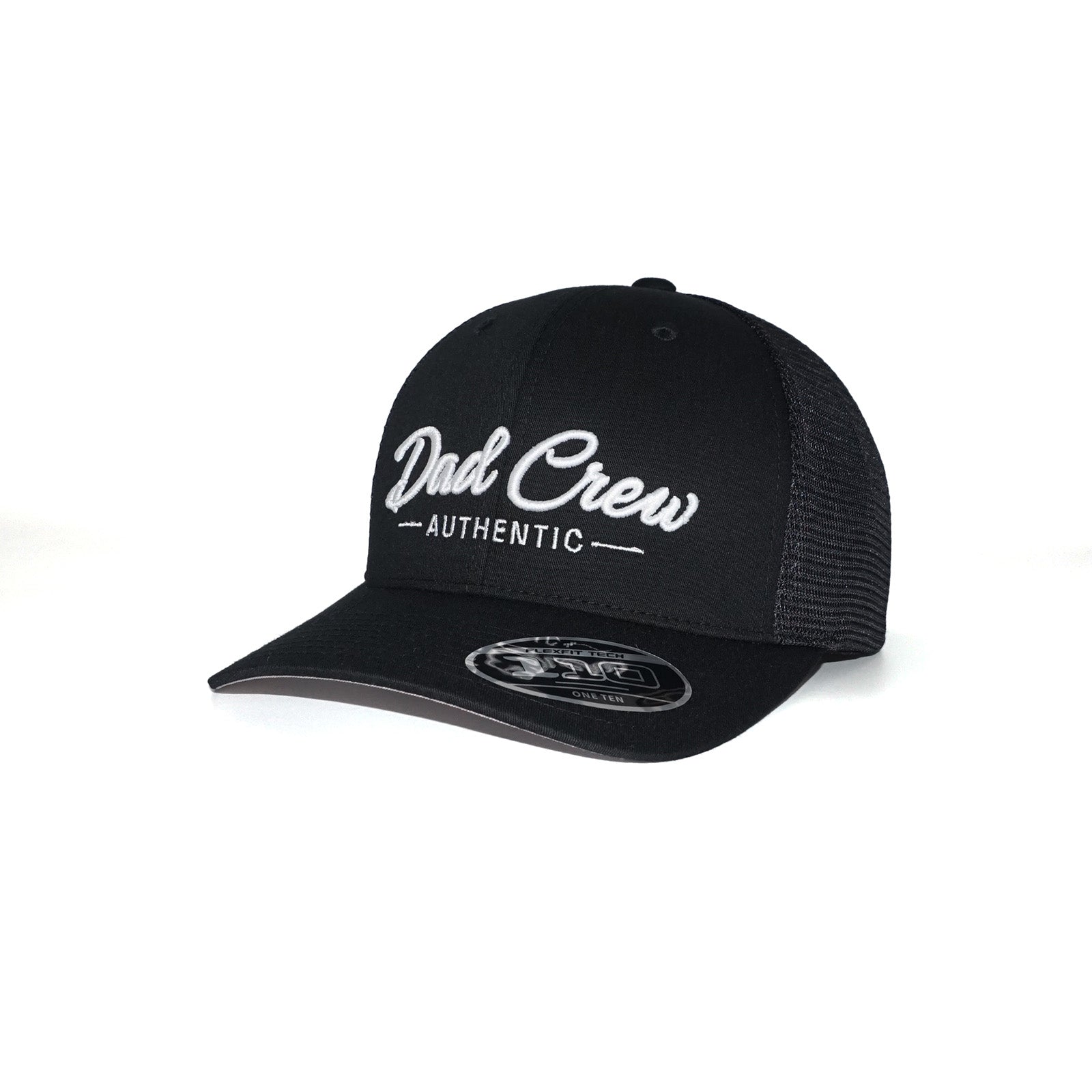 Black FlexFit 110 Trucker