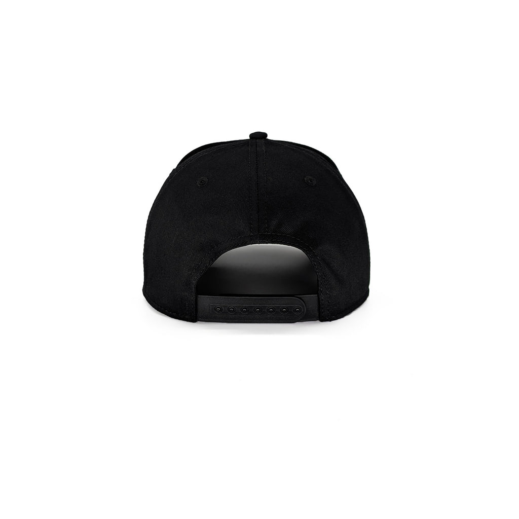 Black 5-Panel A-Frame Hat