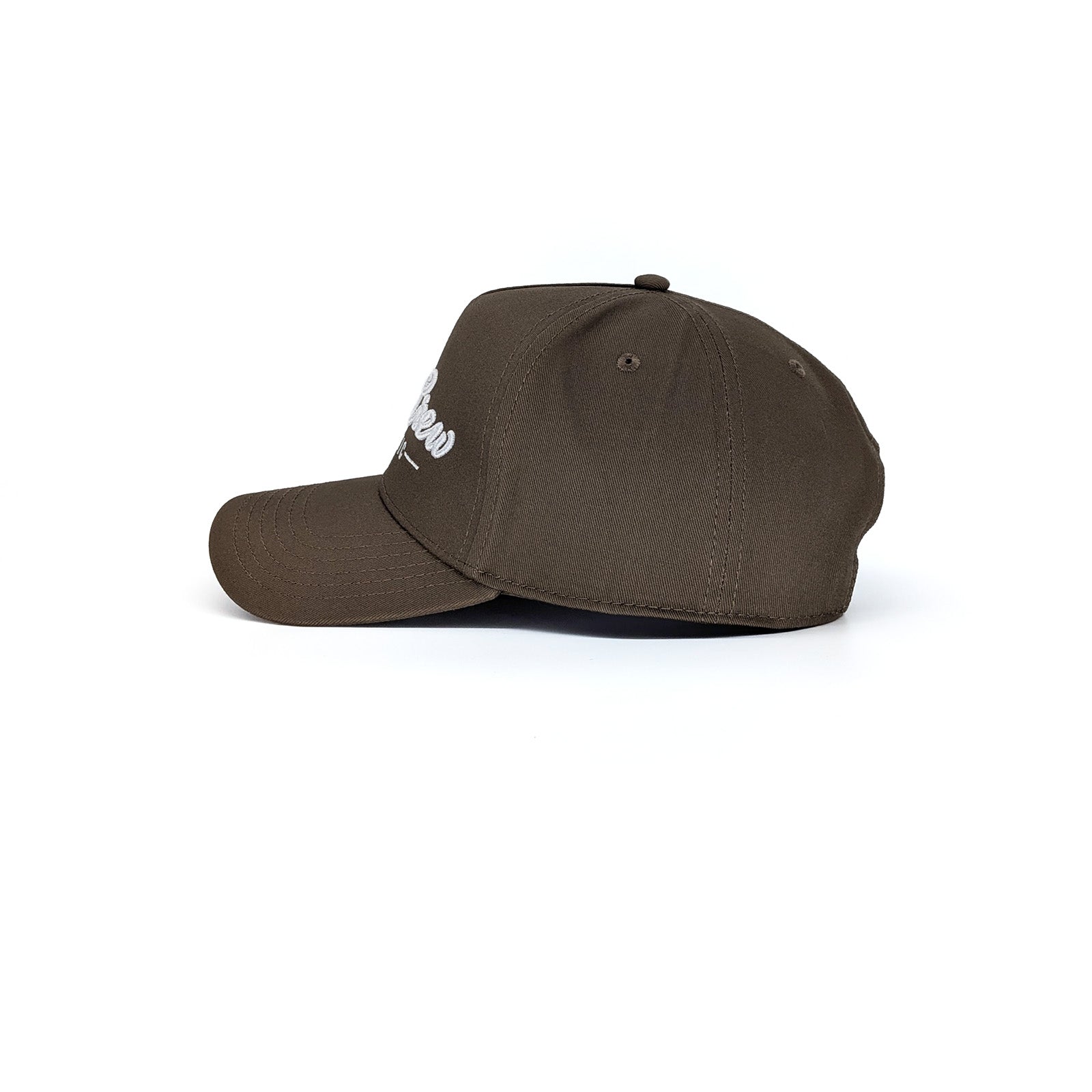 Brown 5-Panel A-Frame Hat