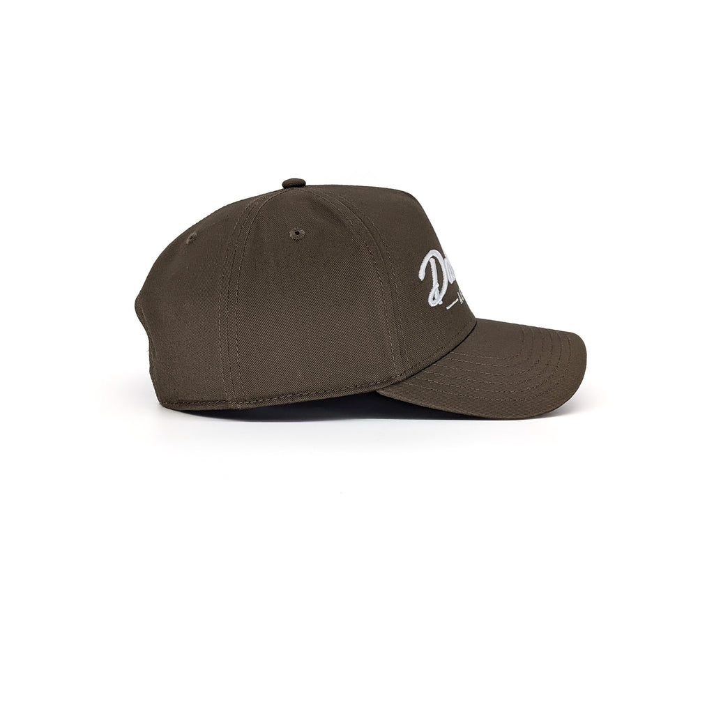 Brown 5-Panel A-Frame Hat