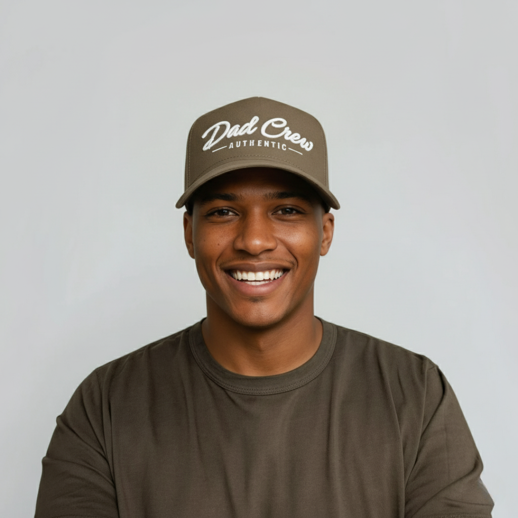 Brown 5-Panel A-Frame Hat