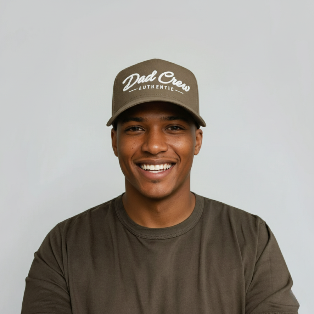 Brown 5-Panel A-Frame Hat