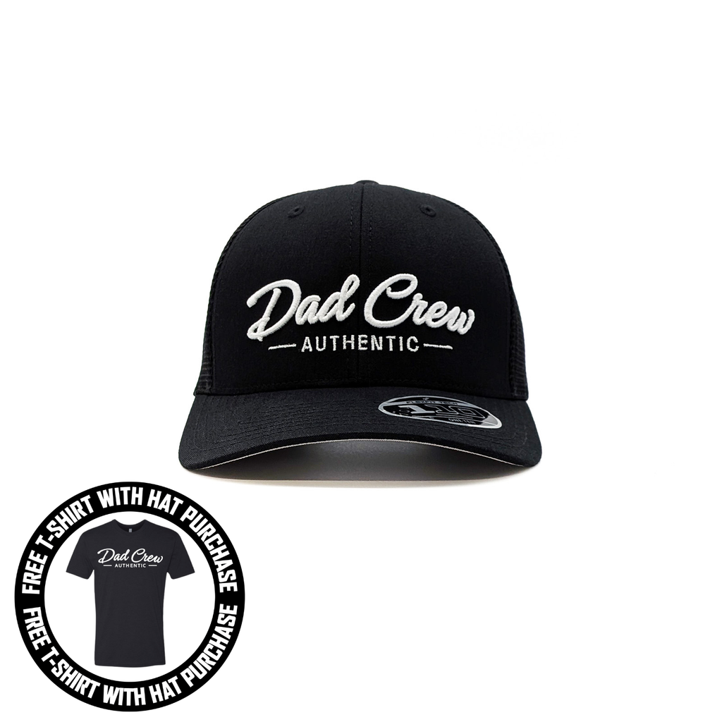 Black FlexFit 110 Trucker