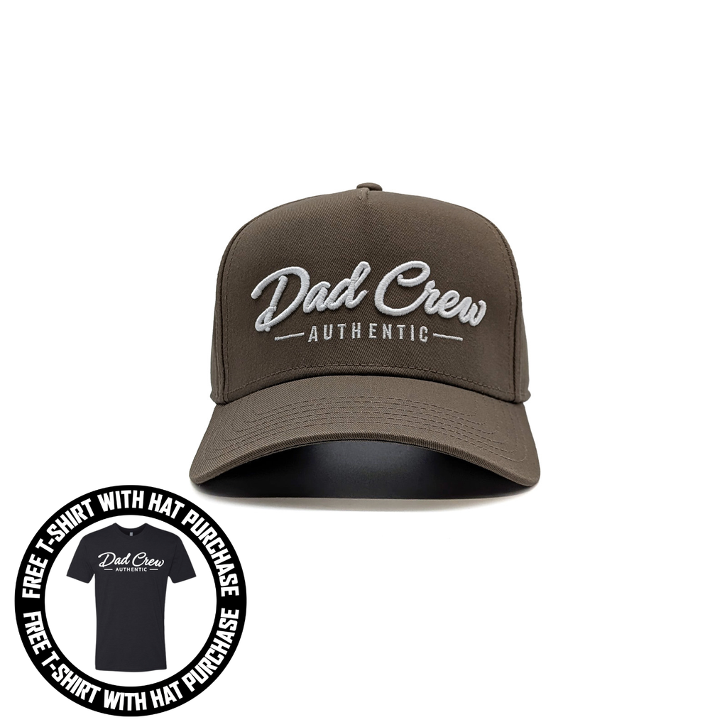 Brown 5-Panel A-Frame Hat