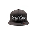 Dark Gray FlexFit Flat Visor Fitted Hat