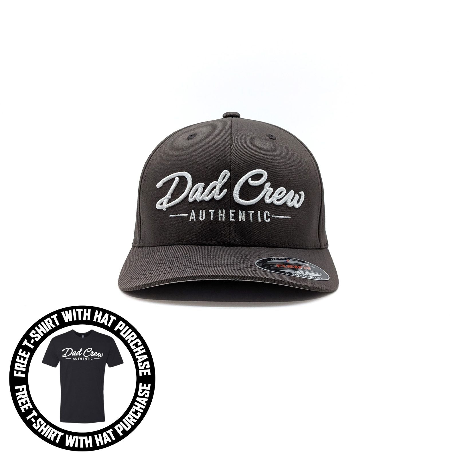 Dark Gray FlexFit Fitted Hat