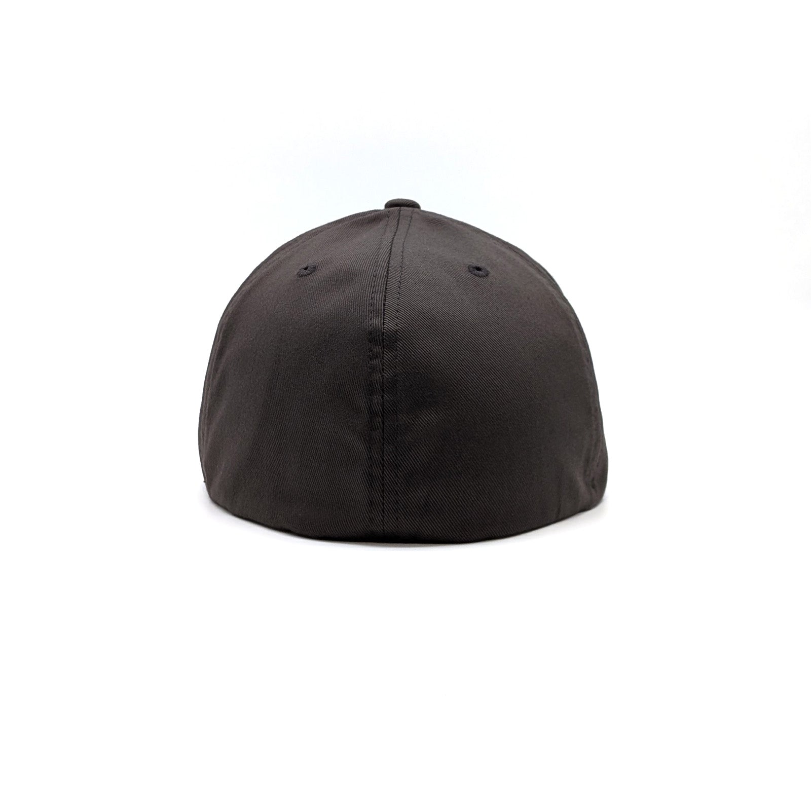 Dark Gray FlexFit Flat Visor Fitted Hat