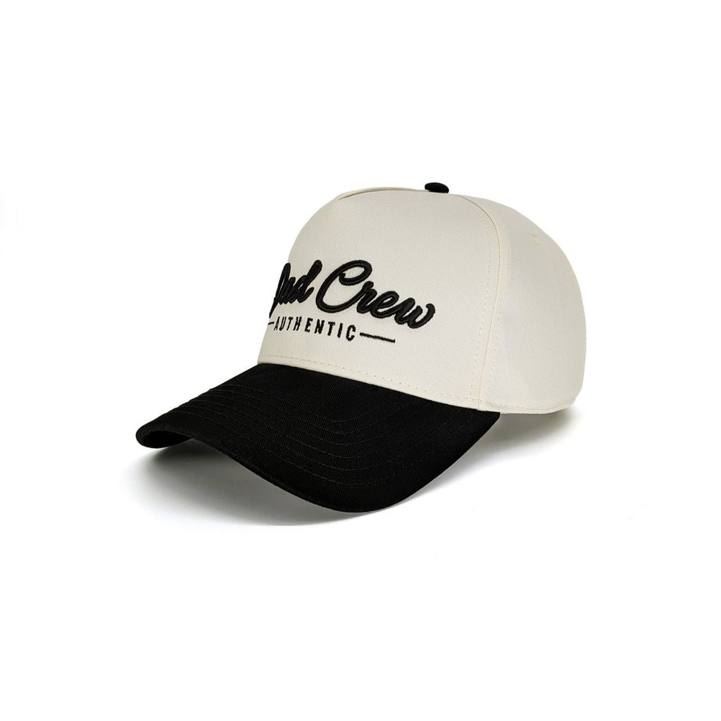 Natural/Black Two Tone 5-Panel A-Frame Hat