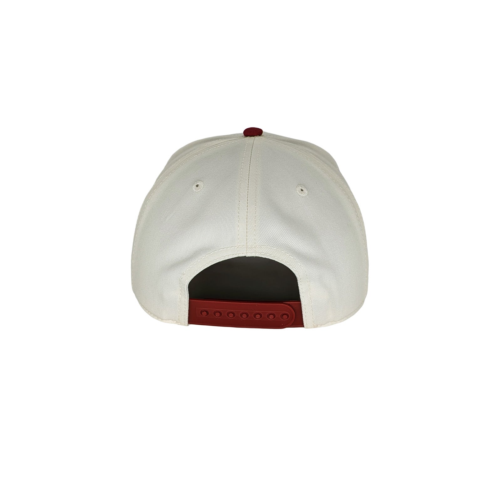 Natural/Deep Red Two Tone 5-Panel A-Frame Hat