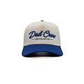Natural/Royal Two Tone 5-Panel A-Frame Hat